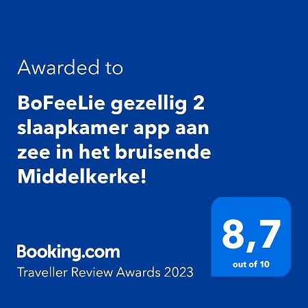 Bofeelie Gezellig 2 Slaapkamer App Aan Zee In Het Bruisende Middelkerke! Daire Dış mekan fotoğraf