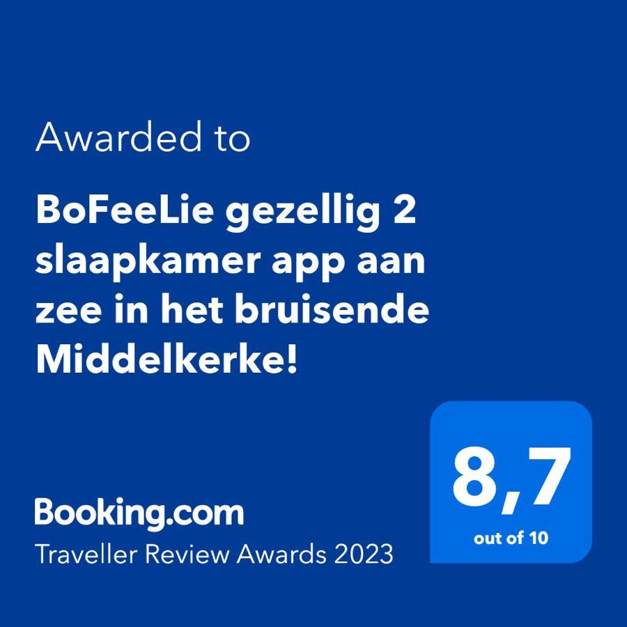 Bofeelie Gezellig 2 Slaapkamer App Aan Zee In Het Bruisende Middelkerke! Daire Dış mekan fotoğraf